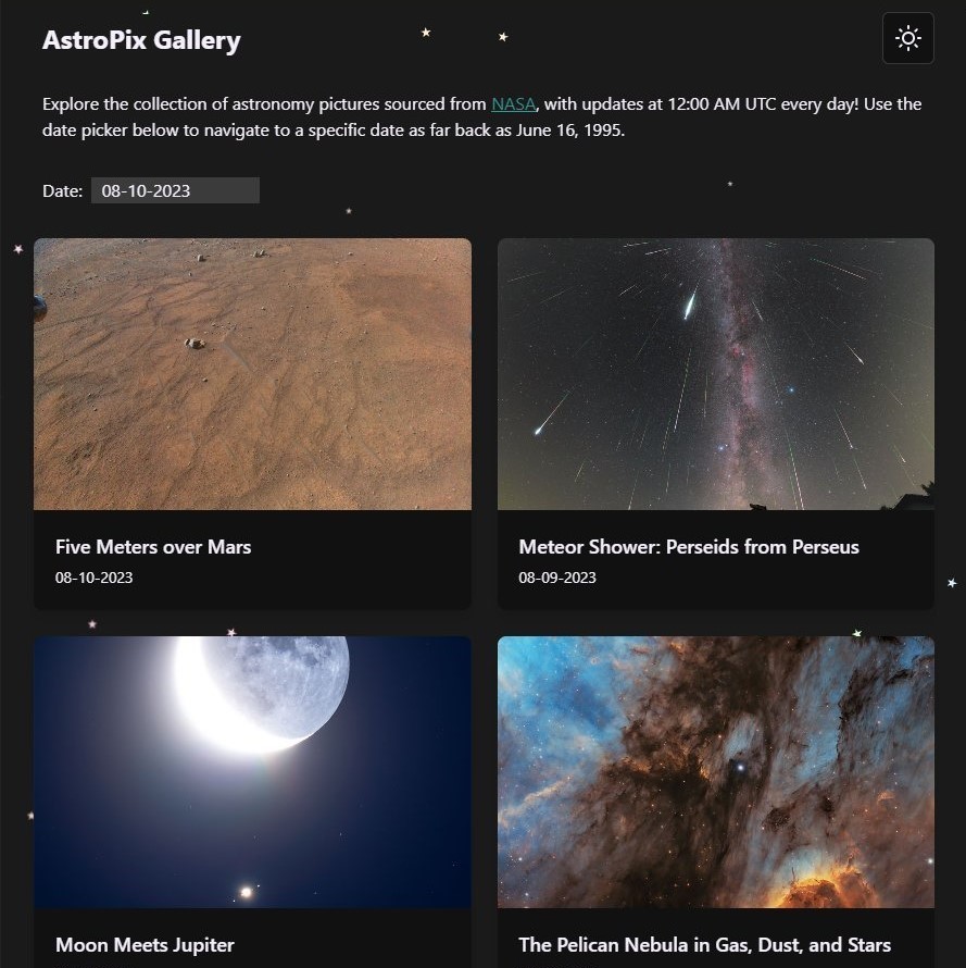 AstroPix Gallery Screenshot